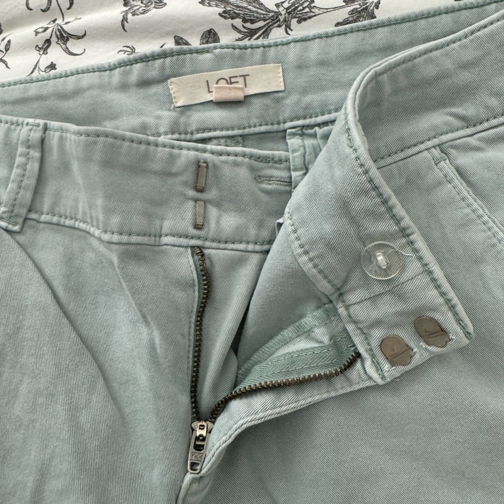 Loft Grey/ Blue Loft Skinny Pants - Picture 3 of 7